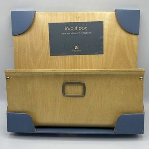 Vintage Michael Graves Bentwood Birch Hanging Wall File Letter Holder MCM